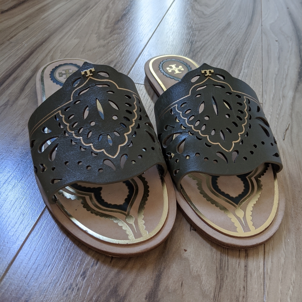Brand New Tory Burch Slip Sandals